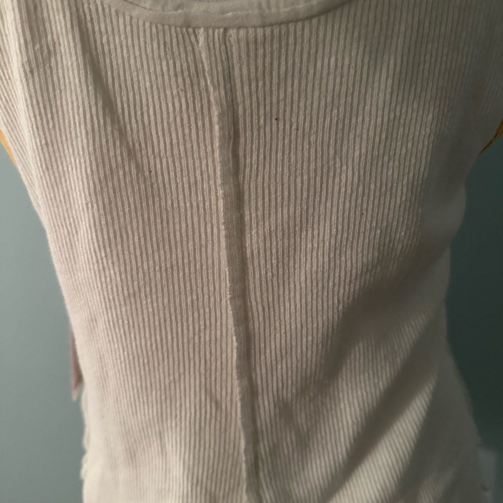 Free People Mini Moto Tank L NWT white - Picture 9 of 11